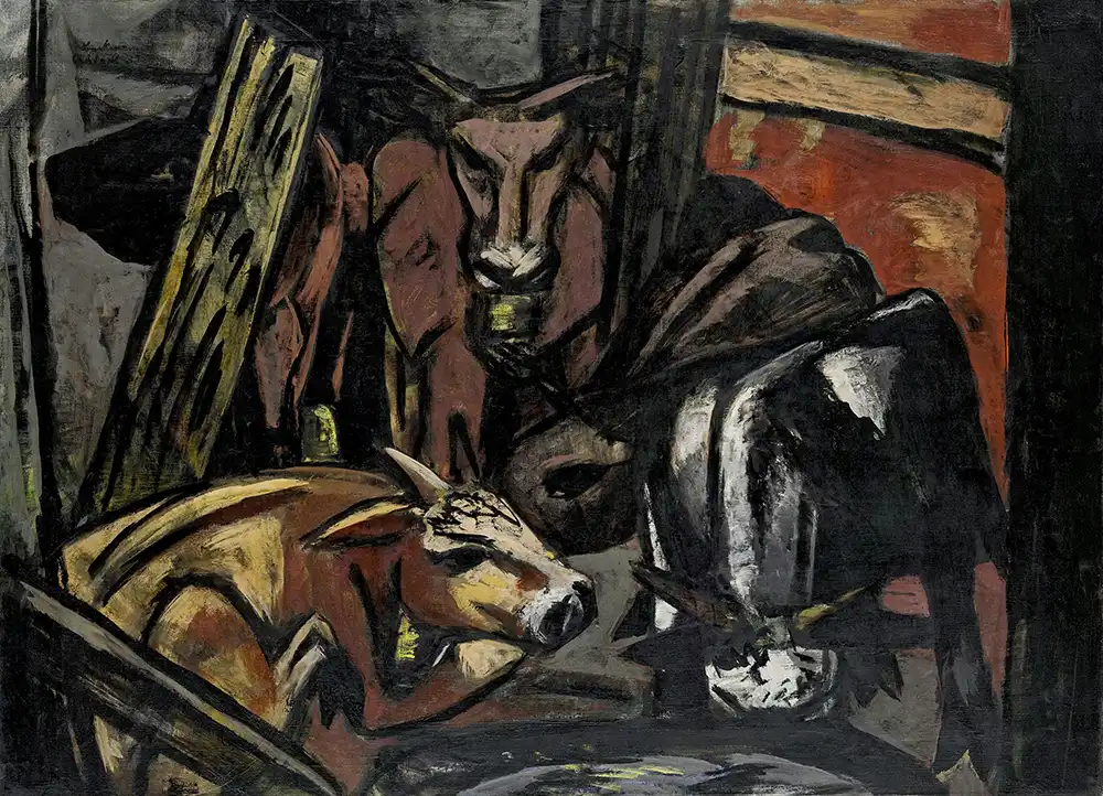 Bullock Shed (Cattle in a Barn)